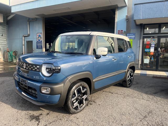 クロスビー ハイブリッドＭＺ　マイナー後モデル　Ｂｌｕｅｔｏｏｔｈフルセグ地デジナビ付き登録済み未使用車　走行中ＴＶ　ハンズフリー　ＣＤ　シートヒーター　メーカー保証（3枚目）