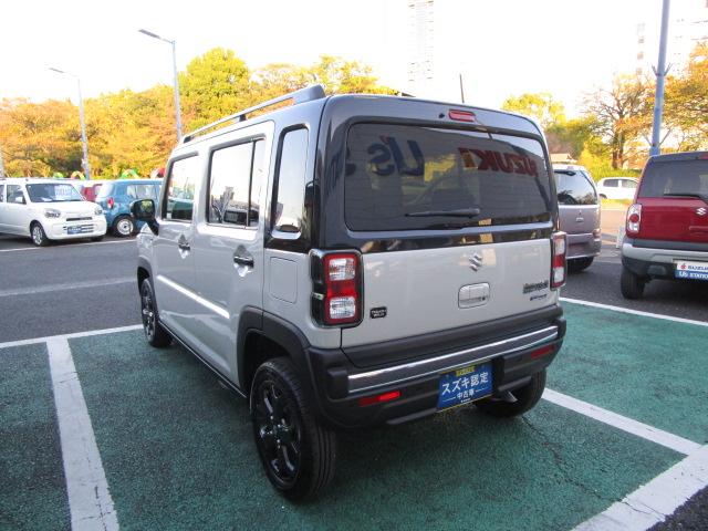 ハスラー タフワイルドターボ 3型 LEDヘッドランプ ルーフレール スズキセーフティーサポート 後退時ブレーキサポート LEDヘッドランプ LEDフロントフォグランプ 本革巻ステアリングホイール フルオートエアコン【ナノイーX搭載】 タフワイルド専用フロントグリル(9枚目)