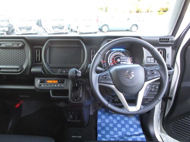 ハスラー タフワイルドターボ 3型 LEDヘッドランプ ルーフレール スズキセーフティーサポート 後退時ブレーキサポート LEDヘッドランプ LEDフロントフォグランプ 本革巻ステアリングホイール フルオートエアコン【ナノイーX搭載】 タフワイルド専用フロントグリル(23枚目)