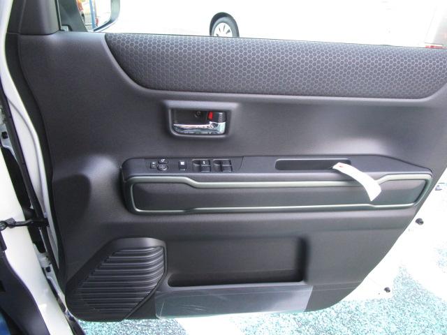 ハスラー タフワイルドターボ 3型 LEDヘッドランプ ルーフレール スズキセーフティーサポート 後退時ブレーキサポート LEDヘッドランプ LEDフロントフォグランプ 本革巻ステアリングホイール フルオートエアコン【ナノイーX搭載】 タフワイルド専用フロントグリル(46枚目)