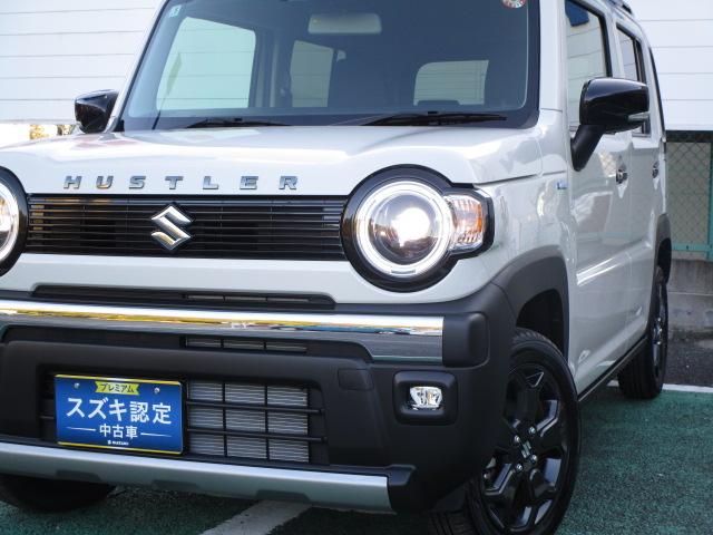 ハスラー タフワイルドターボ 3型 LEDヘッドランプ ルーフレール スズキセーフティーサポート 後退時ブレーキサポート LEDヘッドランプ LEDフロントフォグランプ 本革巻ステアリングホイール フルオートエアコン【ナノイーX搭載】 タフワイルド専用フロントグリル(76枚目)