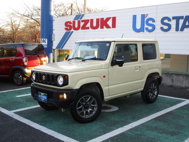 ジムニー ＸＣ　３型　純正ナビゲーション　４速オートマチック　スズキセーフティーサポート　衝突被害軽減ブレーキ　誤発進抑制機能　運転席・助手席シートヒーター　ステアリングオーディオスイッチ　アダプティブクルーズコントロール（7枚目）