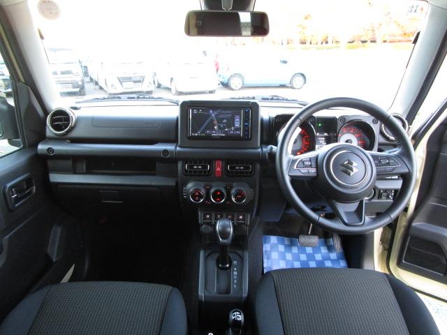 ジムニー ＸＣ　３型　純正ナビゲーション　４速オートマチック　スズキセーフティーサポート　衝突被害軽減ブレーキ　誤発進抑制機能　運転席・助手席シートヒーター　ステアリングオーディオスイッチ　アダプティブクルーズコントロール（15枚目）