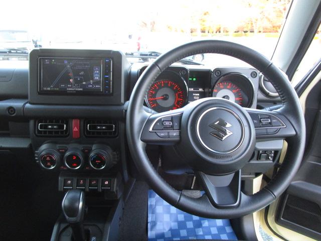 ジムニー ＸＣ　３型　純正ナビゲーション　４速オートマチック　スズキセーフティーサポート　衝突被害軽減ブレーキ　誤発進抑制機能　運転席・助手席シートヒーター　ステアリングオーディオスイッチ　アダプティブクルーズコントロール（16枚目）