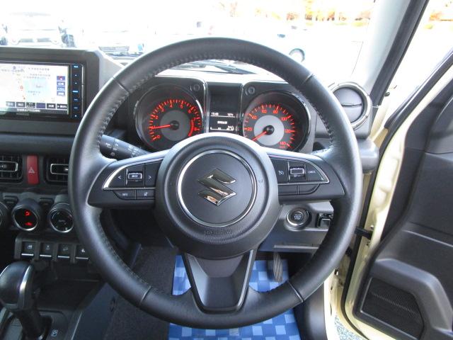 ジムニー ＸＣ　３型　純正ナビゲーション　４速オートマチック　スズキセーフティーサポート　衝突被害軽減ブレーキ　誤発進抑制機能　運転席・助手席シートヒーター　ステアリングオーディオスイッチ　アダプティブクルーズコントロール（26枚目）