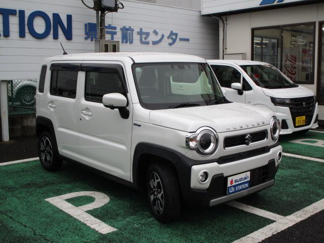 ハスラー ＨＹＢＲＩＤ　Ｘターボ　全方位モニター８インチナビ　ドラレコ　ターボ車　スズキセーフティーサポート　衝突被害軽減ブレーキ　誤発進抑制機能　後退時ブレーキサポート　ＬＥＤヘッドランプ　運転席・助手席シートヒーター　クルーズコントロール　８インチナビ（6枚目）