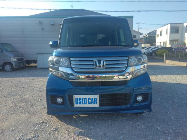 Ｎ－ＢＯＸ＋カスタム Ｇ　ターボＳＳパッケージ　スマートキー　両側パワースライドドア　ナビ　ＴＶ　バックカメラ　エアロ　ＥＴＣ　電動格納ミラー　ＨＩＤヘッドライト　オートクルーズ（2枚目）