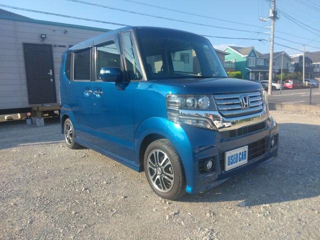 Ｎ－ＢＯＸ＋カスタム Ｇ　ターボＳＳパッケージ　スマートキー　両側パワースライドドア　ナビ　ＴＶ　バックカメラ　エアロ　ＥＴＣ　電動格納ミラー　ＨＩＤヘッドライト　オートクルーズ（6枚目）