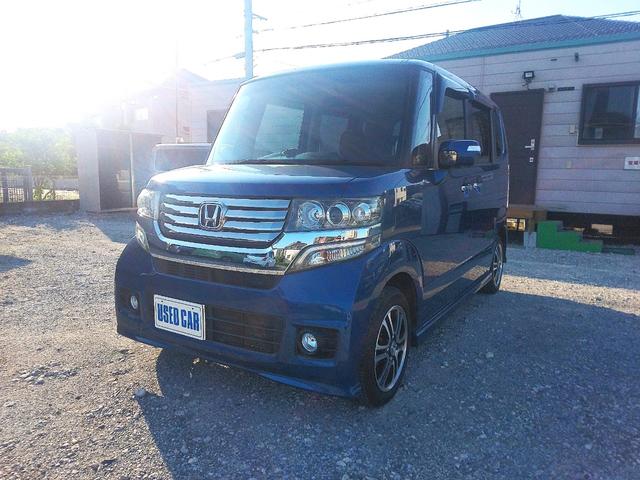 Ｎ－ＢＯＸ＋カスタム Ｇ　ターボＳＳパッケージ　スマートキー　両側パワースライドドア　ナビ　ＴＶ　バックカメラ　エアロ　ＥＴＣ　電動格納ミラー　ＨＩＤヘッドライト　オートクルーズ（7枚目）