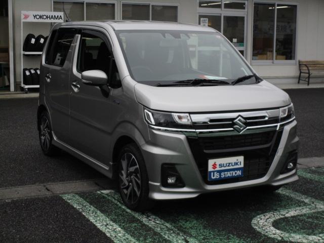 ワゴンＲカスタムＺ カスタムＺ　ＨＹＢＲＩＤ　ＺＴ　ターボ　純正８インチナビ　アダプティブクルーズコントロール　ディーラーオプション８インチナビＴＶ　ＤＶＤ　サイドエアバッグ　カーテンエアバッグ　シートヒーター　１５インチアルミホイール（2枚目）