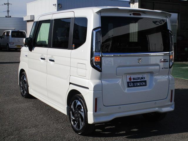 スペーシアカスタム カスタム　ＨＹＢＲＩＤ　ＸＳターボ　アウトレット価格です！ルーフ凹みの為！（4枚目）