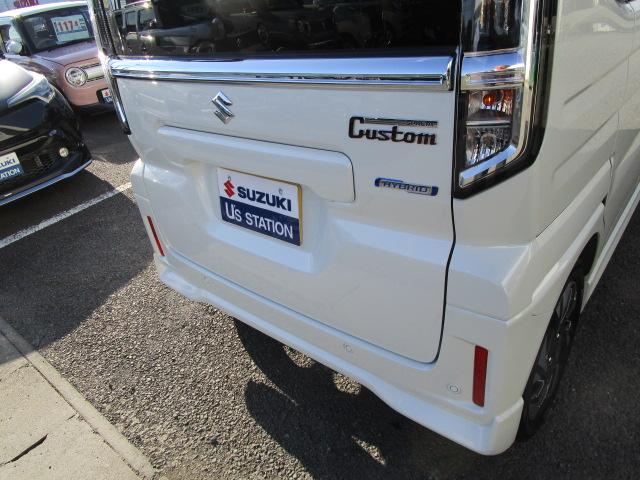 スペーシアカスタム カスタム　ＨＹＢＲＩＤ　ＸＳターボ　アウトレット価格です！ルーフ凹みの為！（19枚目）