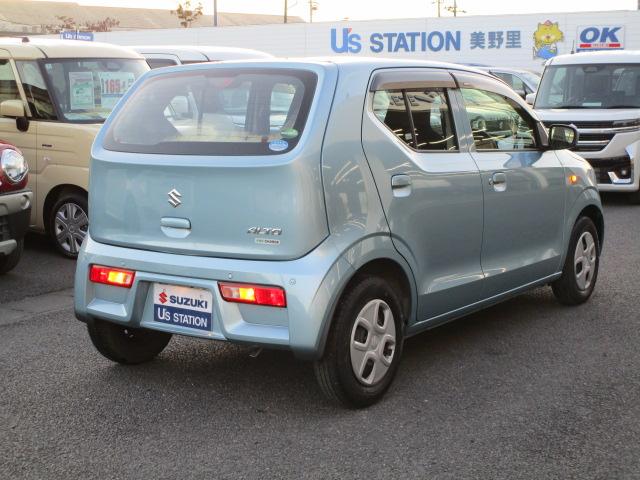 アルト Ｌ　３型　前後ブレーキサポート　オートマチックハイビーム　ＣＤステレオ　シートヒーター　エアコン　パワステ　パワーウィンドウ　キーレスエントリー　横滑り防止装置　ＡＢＳ　エアバッグ（3枚目）