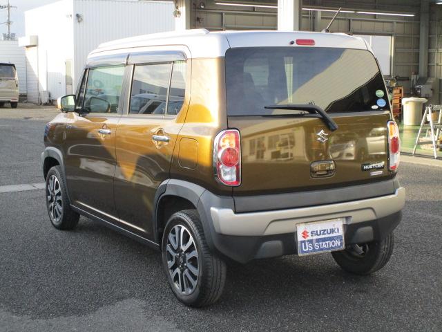 ハスラー Ｊ　ＳＴＹＬＥ　ＩＩＩ　純正８インチ全方位モニターナビ　両席シートヒーター　ＥＴＣ　オートライト　Ｂｌｕｅｔｏｏｔｈ　純正ナビ　プッシュスタート　オートエアコン　衝突被害軽減システム　アイドリングストップ　盗難防止システム（4枚目）