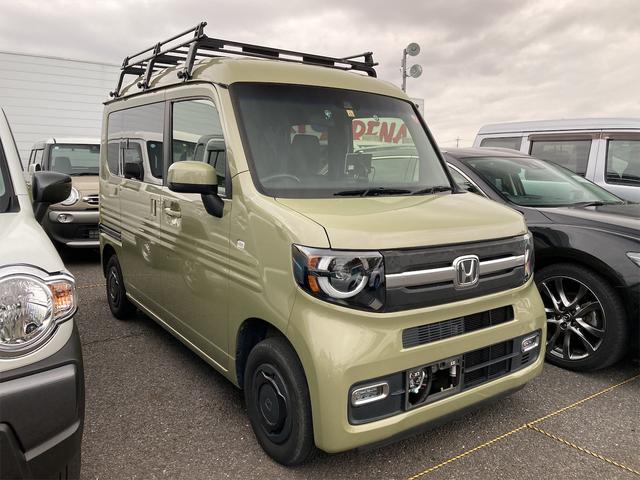 Ｎ－ＶＡＮ＋スタイル ファン・ターボホンダセンシング　ＥＴＣ　ＣＶＴ　衝突被害軽減システム　クリアランスソナー　オートクルーズコントロール　レーンアシスト　バックカメラ　両側スライドドア　スマートキー　アイドリングストップ　電動格納ミラー　ターボ（3枚目）