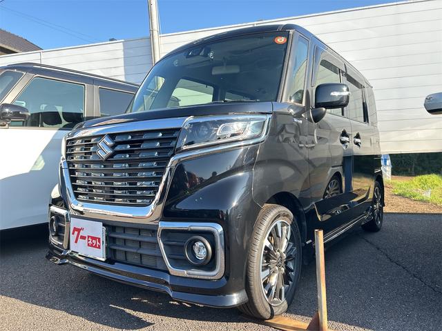 スペーシアカスタム ハイブリッドＧＳ　ＥＴＣ　両側電動スライドドア　ナビ　ＴＶ　クリアランスソナー　オートクルーズコントロール　レーンアシスト　衝突被害軽減システム　オートライト　ＬＥＤヘッドランプ　スマートキー　アイドリングストップ（14枚目）