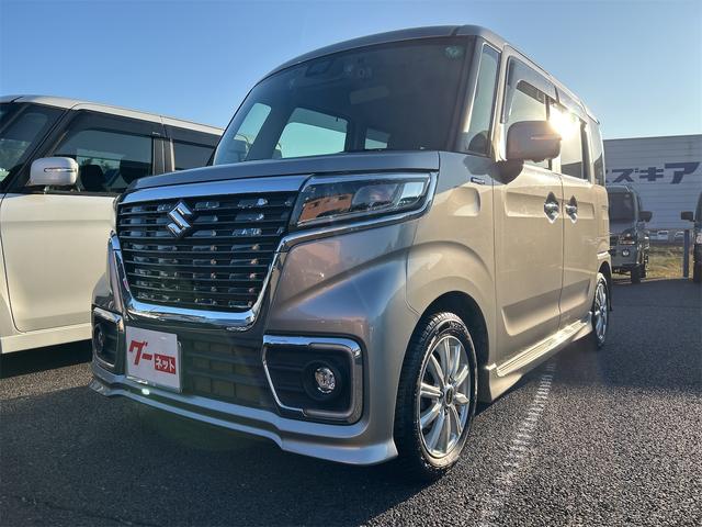 スペーシアカスタム ハイブリッドXS ドライブレコーダー ETC 全周囲カメラ 両側電動スライドドア ナビ TV クリアランスソナー レーンアシスト 衝突被害軽減システム オートライト LEDヘッドランプ スマートキー(12枚目)