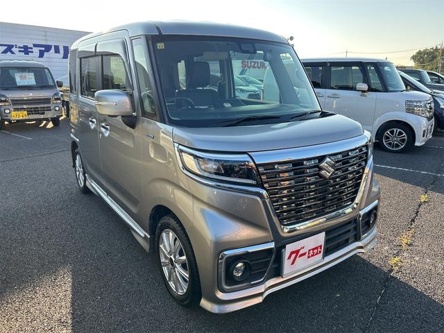 スペーシアカスタム ハイブリッドXS ドライブレコーダー ETC 全周囲カメラ 両側電動スライドドア ナビ TV クリアランスソナー レーンアシスト 衝突被害軽減システム オートライト LEDヘッドランプ スマートキー(13枚目)