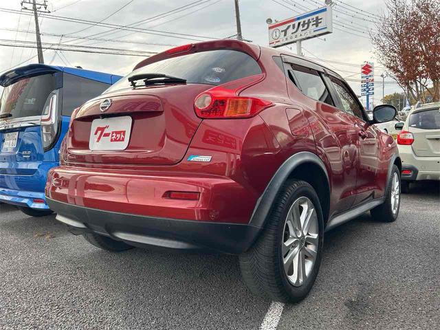 ジューク 15RX タイプV ETC バックカメラ ナビ TV オートライト アルミホイール スマートキー 電動格納ミラー CVT 盗難防止システム 衝突安全ボディ CD Bluetooth ABS エアコン パワーステアリング(16枚目)
