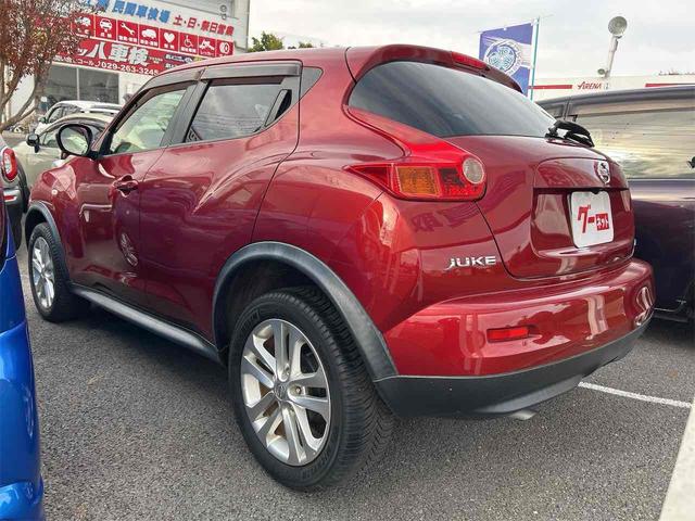 ジューク 15RX タイプV ETC バックカメラ ナビ TV オートライト アルミホイール スマートキー 電動格納ミラー CVT 盗難防止システム 衝突安全ボディ CD Bluetooth ABS エアコン パワーステアリング(21枚目)