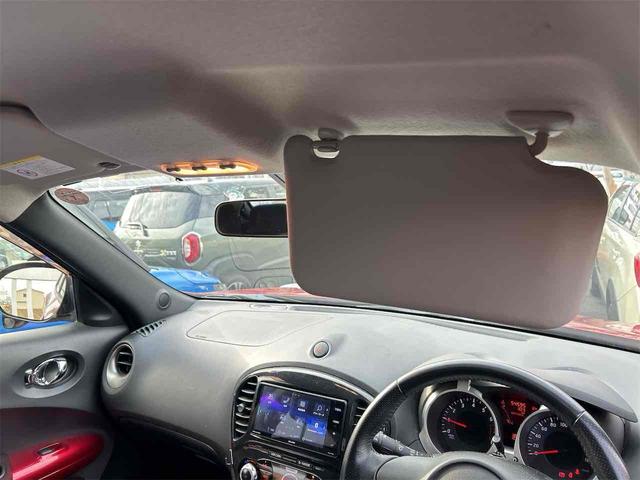 ジューク 15RX タイプV ETC バックカメラ ナビ TV オートライト アルミホイール スマートキー 電動格納ミラー CVT 盗難防止システム 衝突安全ボディ CD Bluetooth ABS エアコン パワーステアリング(44枚目)