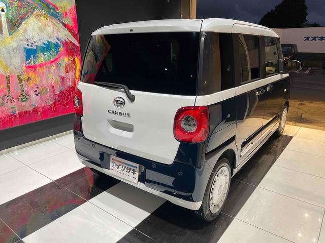 ムーヴキャンバス ストライプスＧ　ドライブレコーダー　ＥＴＣ　バックカメラ　両側電動スライドドア　ナビ　ＴＶ　クリアランスソナー　衝突被害軽減システム　オートライト　スマートキー　アイドリングストップ　電動格納ミラー　シートヒーター（14枚目）