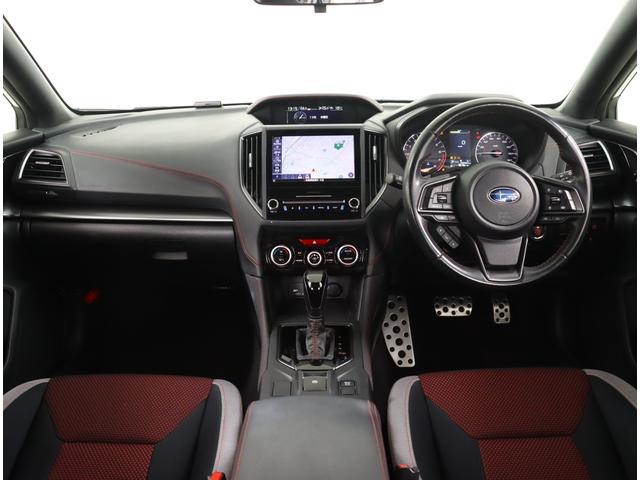 インプレッサスポーツ ＳＴＩスポーツ　専用内装＆足回り　前後ドラレコ　ＥＴＣ付き！　全車速追従クルコン　停止保持　ＡＷＤ　アイサイトｖｅｒ．３　ＥＴＣ　ダイヤトーンナビ　８インチ　視界拡張　リヤビューカメラ　トノカバー　１８インチＡＷ　フルセグＴＶ　純正前後ドラレコ　記録簿　ワンオナ（3枚目）