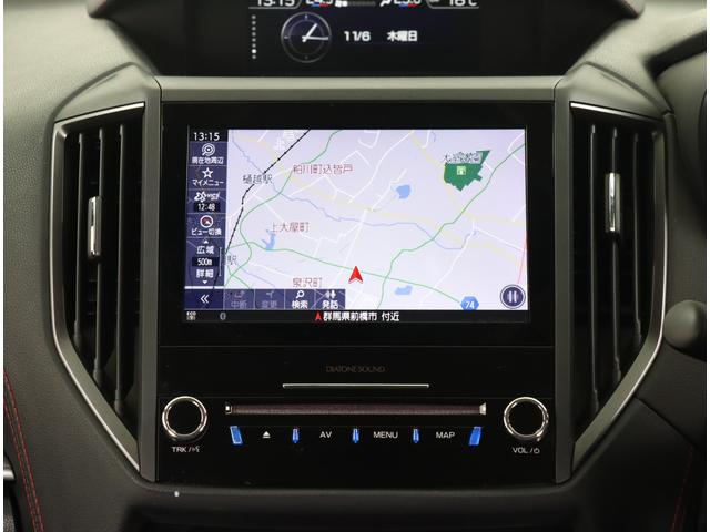 インプレッサスポーツ ＳＴＩスポーツ　専用内装＆足回り　前後ドラレコ　ＥＴＣ付き！　全車速追従クルコン　停止保持　ＡＷＤ　アイサイトｖｅｒ．３　ＥＴＣ　ダイヤトーンナビ　８インチ　視界拡張　リヤビューカメラ　トノカバー　１８インチＡＷ　フルセグＴＶ　純正前後ドラレコ　記録簿　ワンオナ（7枚目）