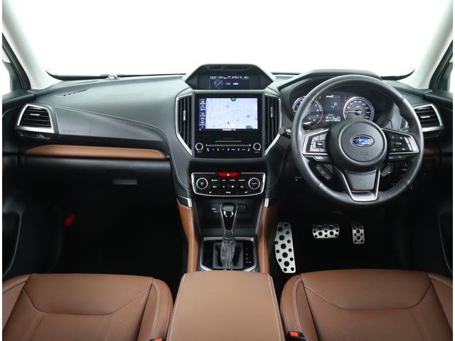 フォレスター Advance タンレザー ETC2.0 ドラレコ ナビ 純正8インチナビ ETC2.0 ドラレコ 運転席&助手席パワーシート パワーリヤゲート フロント&サイドビューモニター 後側方センサー アイサイトVer3 タンレザー スマートリヤビューミラー(6枚目)