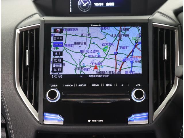 フォレスター アドバンス　セイフティ＋　パワーリアゲート　ナビ　ＥＴＣ　ツーリングアシスト　フロントカメラ　サイドカメラ　バックカメラ　リアビークルディテクション　パナソニック８インチビルトインナビ　後席モニター　ワンオーナー　禁煙車　スペアキー（4枚目）