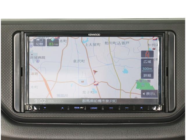 ステラ Lスマートアシスト ケンウッドナビ ETC オートハイビーム スマートアシスト3 記録簿 スペアキー フルセグTV Bluetooth接続 キーレスエントリー CD DVD(4枚目)