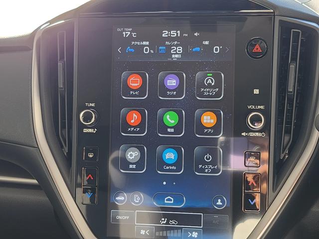 インプレッサ ＳＴ　元弊社社用車　令和６年式　新世代アイサイト　新世代アイサイト　追従クルコン　ツーリングアシスト　アダプティブドライビングビーム　フルセグ視聴　Ｂｌｕｅｔｏｏｔｈ接続　マルチビューモニター　１７インチアルミホイール　ワンオーナー　禁煙車（4枚目）