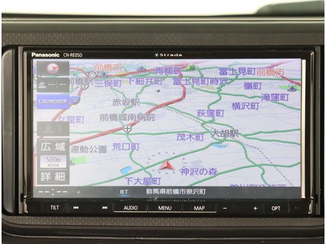 ステラ Ｌ　スマートアシスト　元レンタカー　ナビ　ＥＴＣ　パナソニックナビ　ＣＤ／ＤＶＤ機能　１４インチアルミホイール　アイドリングストップ　キーレスエントリー　ハイビームアシスト　リヤコーナーセンサー　横滑り防止システム（4枚目）