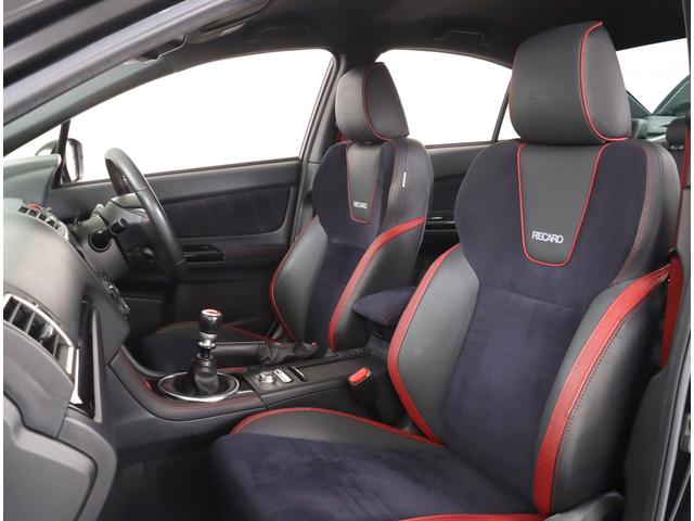 WRX STI Type S レカロシート パワーシート 大型ルーフスポイラ STIパフォーマンスパッケージ ケンウッド8インチナビ STIホイール STIブレンボブレーキパット FSBカメラ ETC2.0 シートヒーター 社外前後ドラレコ LEDライナー プッシュスタート(4枚目)