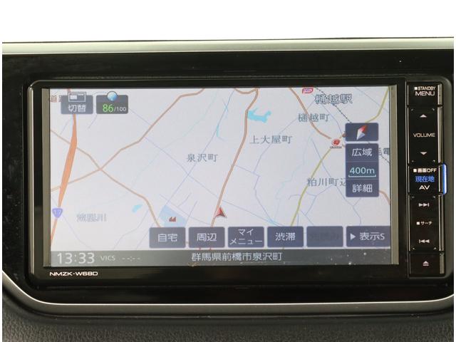 ステラ Ｌ　スマートアシスト　軽雹害現状車　純正ナビ　バックカメラ　ナビアップグレード　ＣＤ／ＤＶＤ　ベンチシート　アイドリングストップ　寒冷地仕様　オートライト　オートマチックハイビーム　リアコーナーセンサー　キーレスエントリー　社外前後ドライブレコーダー（4枚目）