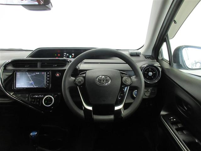 アクア Ｓ　カーナビ　オートエアコン　デュアルエアバック　Ｂカメラ　パワーウィンドウ　ＳＲＳ　パワーステアリング　ＡＢＳ　メモリーナビ　被害軽減ブレーキ（4枚目）