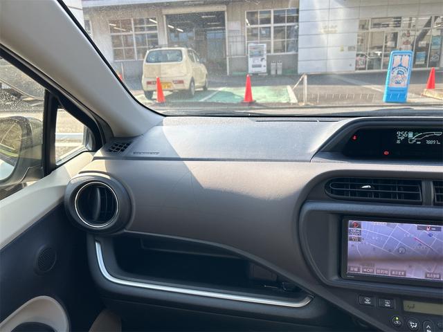 アクア G ETC バックカメラ ナビ TV スマートキー アイドリングストップ 電動格納ミラー CVT 衝突安全ボディ ABS ESC CD DVD再生 ミュージックプレイヤー接続可 Bluetooth(35枚目)