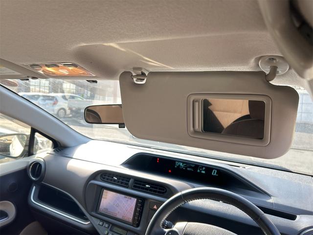 アクア G ETC バックカメラ ナビ TV スマートキー アイドリングストップ 電動格納ミラー CVT 衝突安全ボディ ABS ESC CD DVD再生 ミュージックプレイヤー接続可 Bluetooth(42枚目)