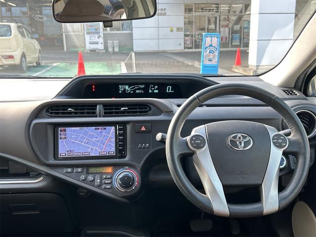 アクア G ETC バックカメラ ナビ TV スマートキー アイドリングストップ 電動格納ミラー CVT 衝突安全ボディ ABS ESC CD DVD再生 ミュージックプレイヤー接続可 Bluetooth(45枚目)