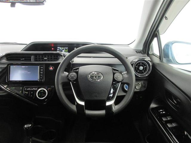 アクア Ｓスタイルブラック　バックモニタ－　ナビＴＶ　イモビライザー　スマートキープッシュスタート　ＥＴＣ付き　Ｗエアバッグ　キーフリ　メモリーナビゲーション　横滑り防止装置付き　１セグ　フルオートエアコン　ＡＢＳ　ＰＳ　エアＢ（4枚目）