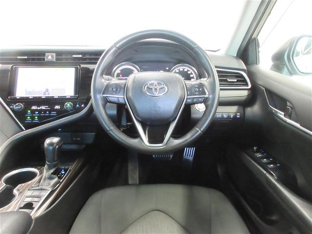 カムリ Ｇ　ＥＳＣ　リヤカメラ　パワーウィンドウ　オ－トエアコン　パワステ　地デジ　エアバッグ　ＬＥＤヘットライト　ＡＢＳ　スマートキープッシュスタート　ＥＴＣ車載器　ドラレコ付き　ＴＶナビ　キーフリー　アルミ（4枚目）