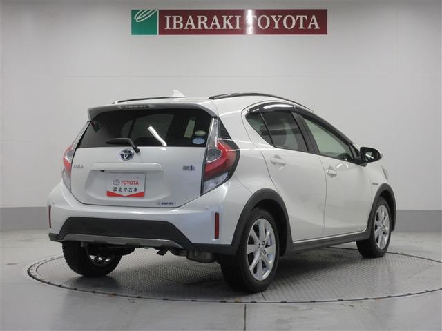 アクア クロスオーバー　Ｂカメラ　エアコン　ＬＥＤ　アルミホイール　パワーステアリング　ナビ　パワーウィンドウ　メモリーナビ　ＡＢＳ　前後ブレーキサポート　助手席エアバック　運転席エアバック（3枚目）