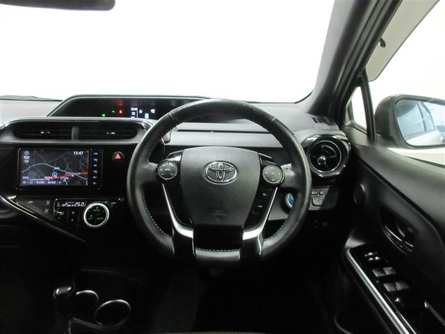 アクア クロスオーバー　Ｂカメラ　エアコン　ＬＥＤ　アルミホイール　パワーステアリング　ナビ　パワーウィンドウ　メモリーナビ　ＡＢＳ　前後ブレーキサポート　助手席エアバック　運転席エアバック（4枚目）