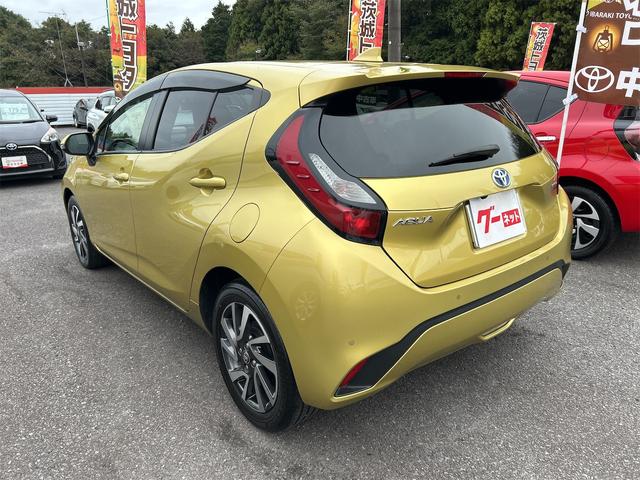 アクア G 当社試乗車歴 ドラレコ 全周囲カメラ ナビ TV クルーズコントロール レーンアシスト 衝突被害軽減システム アルミホイール オートマチックハイビーム オートライト LEDヘッドランプ パワーシート(19枚目)