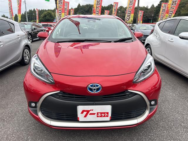 アクア G 当社試乗車歴 ドライブレコーダー 全周囲カメラ ナビ TV オートクルーズコントロール レーンアシスト 衝突被害軽減システム オートマチックハイビーム オートライト LEDヘッドランプ(13枚目)