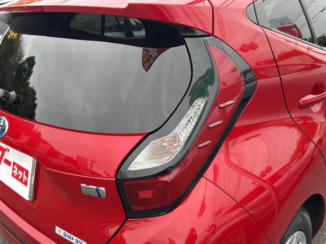 アクア G 当社試乗車歴 ドライブレコーダー 全周囲カメラ ナビ TV オートクルーズコントロール レーンアシスト 衝突被害軽減システム オートマチックハイビーム オートライト LEDヘッドランプ(22枚目)