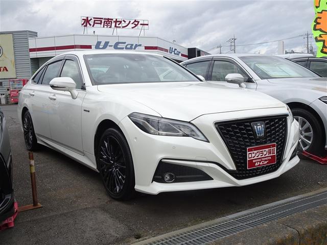 クラウンハイブリッド S スポーツスタイル ドライブレコーダー クリアランスソナー レーンアシスト オートクルーズコントロール パークアシスト 衝突被害軽減システム 全周囲カメラ ナビ TV アルミホイール オートマチックハイビーム(2枚目)