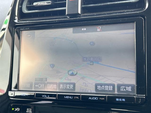 プリウス Sツーリングセレクション レーンアシスト オートクルーズコントロール バックカメラ ナビ TV アルミホイール オートマチックハイビーム オートライト LEDヘッドランプ CVT シートヒーター スマートキー 電動格納ミラー(4枚目)