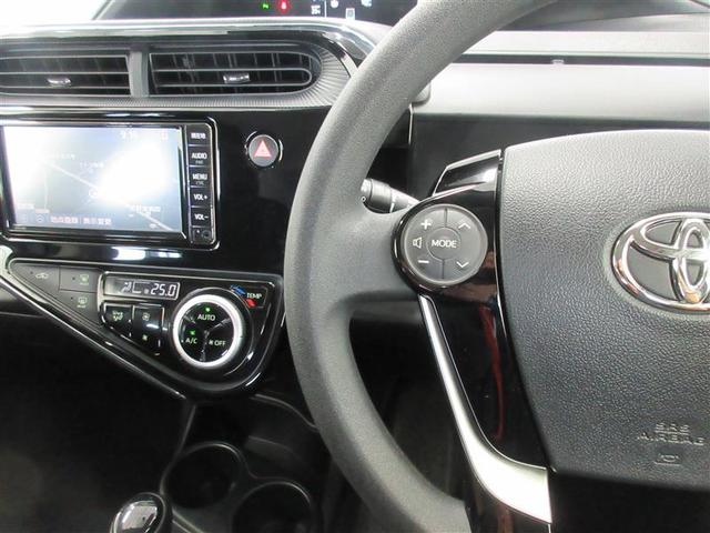 アクア Sスタイルブラック ETC バックカメラ ナビ TV レーンアシスト 衝突被害軽減システム オートマチックハイビーム スマートキー アイドリングストップ 電動格納ミラー CVT 盗難防止システム(9枚目)