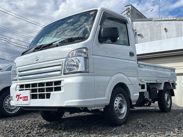 キャリイトラック KC 4WD AT 衝突被害軽減システム クリアランスソナー レーンアシスト アイドリングストップ オートライト ABS ESC エアコン パワーステアリング パワーウィンドウ 運転席エアバッグ(2枚目)